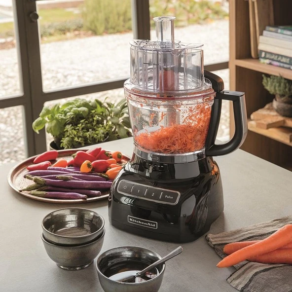 KitchenAid 3,1 L Mutfak Robotu - 5KFP1335 - Onyx Black - Resim 8