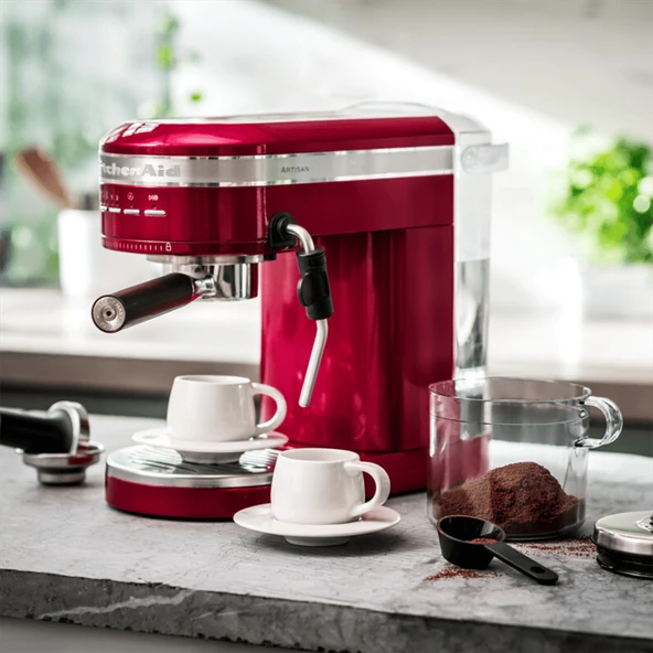 KitchenAid Artisan Proline Espresso Makinası - Candy Apple - Resim 7