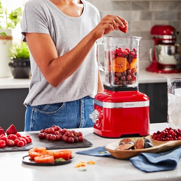 KitchenAid Artisan K400 Blender - Candy Apple - Resim 7