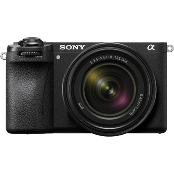Sony Alpha a6700 4K ve 26MP APS-C Aynasız Dijital Fotoğraf Makinesi, 18-135mm f/3.5-5.6 OSS Lensli - Siyah ürün görseli 1