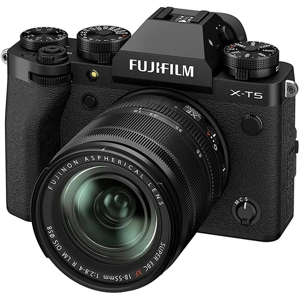 Fujifilm X-T5 Aynasız Dijital Fotoğraf Makinesi Gövdesi Siyah + XF18-55mm KIT ürün görseli 1
