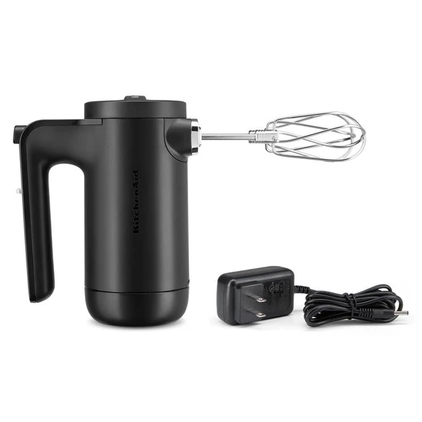 KitchenAid Kablosuz El Mikseri - Matte Black - Resim 4