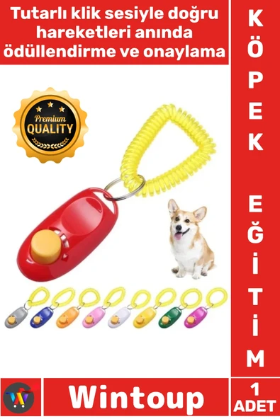 #KöpekEğitim Evcil Hayvan Terbiye Etme Sesli Komut Onaylama Cihazı Aparatı Köpek Eğitimi Clicker ürün görseli 1
