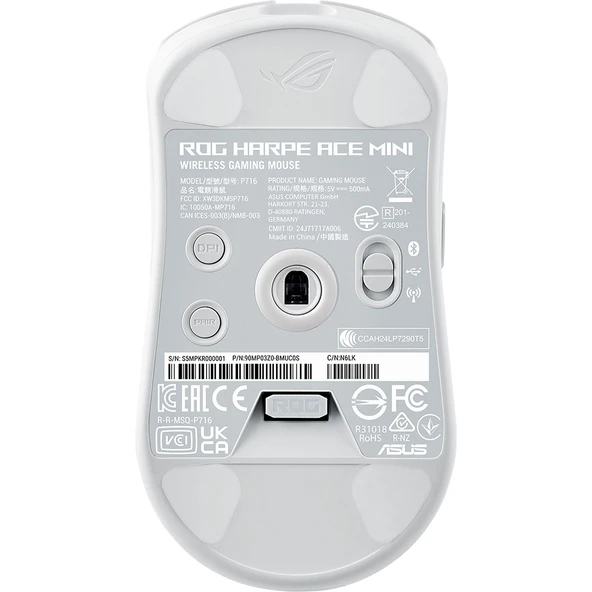 Asus Harpe Ace Mini Mouse Ayışığı Beyaz - Resim 3