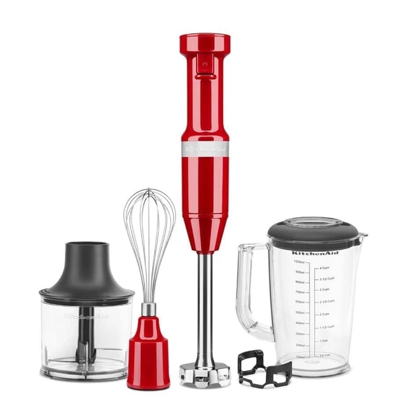 KitchenAid Aksesuarlı El Blenderı 5KHBV83 - Empire Red ürün görseli 1