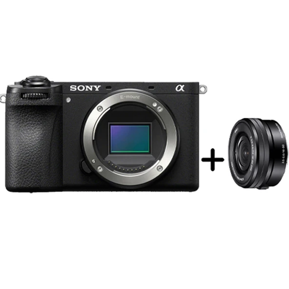 Sony Alpha a6700 4K ve 26MP APS-C Aynasız Dijital Fotoğraf Makinesi, 16-50mm f/3.5-5.6 OSS Güçlü Zum Lensli - Siyah ürün görseli 1