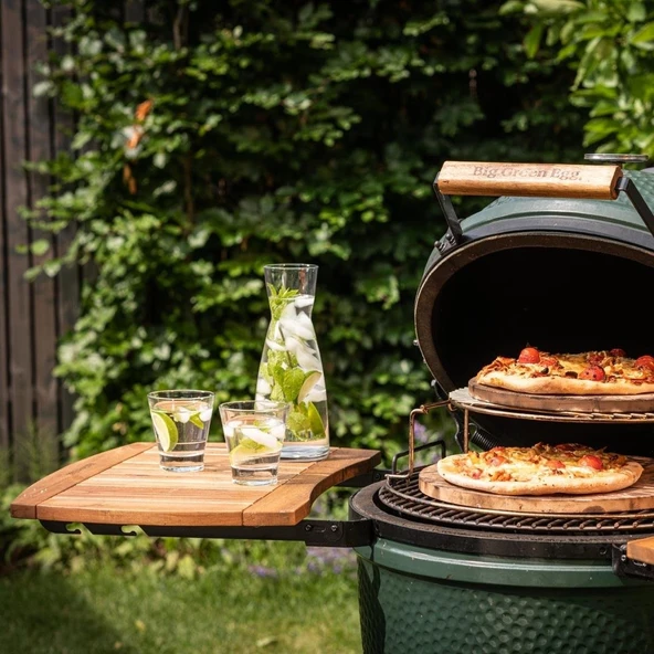 Big Green Egg Ahşap EGG Mates Yan Sehpa Large - Resim 3