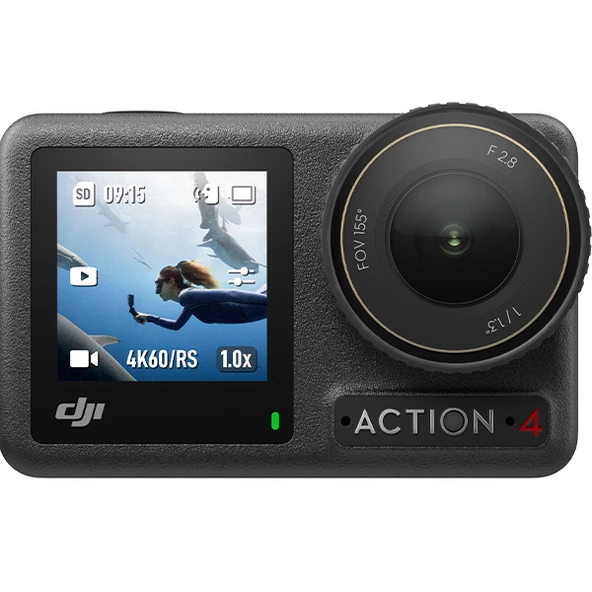 DJI Osmo Action 4 Standart Combo Siyah Aksiyon Kamerası ürün görseli 1