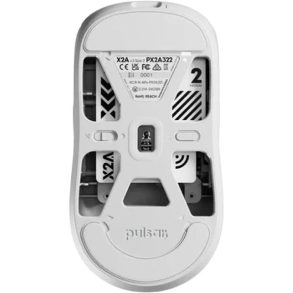Pulsar X2A v3 Kablosuz Oyuncu Mouse Boyut 2 Beyaz – 696714 ürün görseli 1