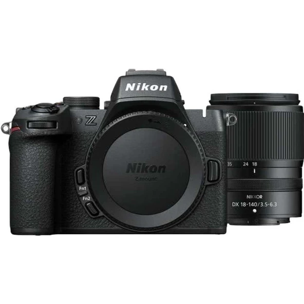 Nikon Z50II Aynasız Dijital Fotoğraf Makinesi Gövdesi Siyah, 18-140mm Lens Kitli ürün görseli 1