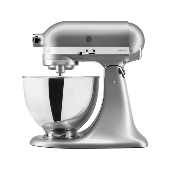 KitchenAid  4,3 L Stand Mikser 5KSM95PS - Metallic Chrome - Resim 3