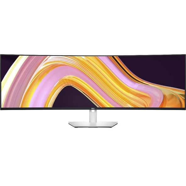 Dell Ultra Sharp Monitör 49" Kavisli, Çift QHD , IPS Siyah Panel, USB-C Hub, HDR, Ergonomik Stand, 60 Hz, 5 ms (U4924DW) ürün görseli 1