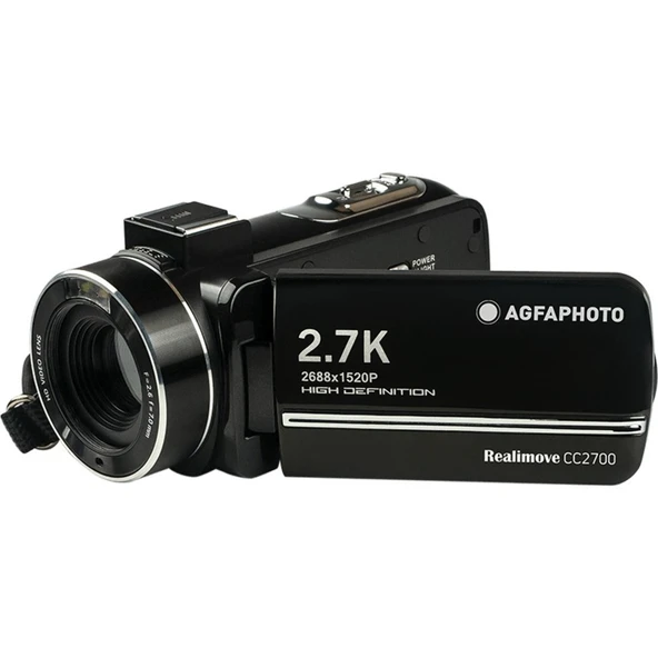 Agfa Realimove 2.7K Dijital Video Kamera Siyah – CC2700 ürün görseli 1