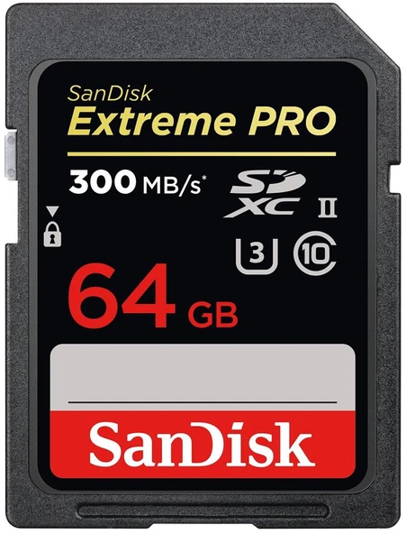 Sandisk SDSDXPK064GGN4IN Extreme Pro SD Kart 64GB ürün görseli 1