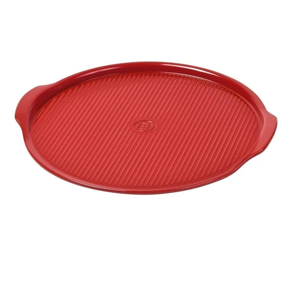 Emile Henry Pizza/Fırın Kabı Yuvarlak  40 Cm - Kırmızı ürün görseli 1