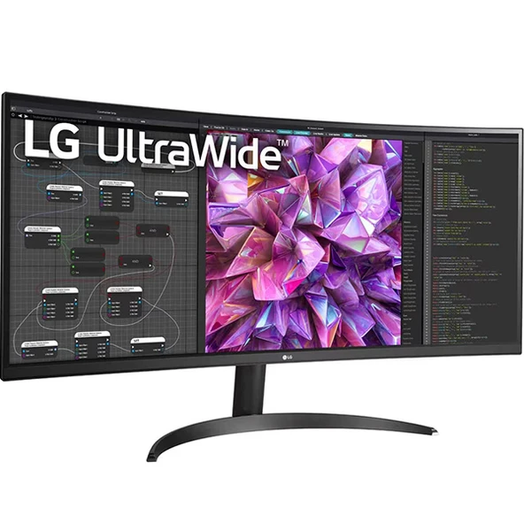 LG Ultra Geniş Oyun Monitörü 34″ Kavisli, QHD, IPS Panel, HDR10, FreeSync, Ayarlanabilir Stand (34WQ60C-B.AMA) ürün görseli 1