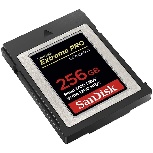 Sandisk Hafıza Kartı Extreme PRO CFexpress Type B 256GB Siyah SDCFE-256G-GN4NN ürün görseli 1