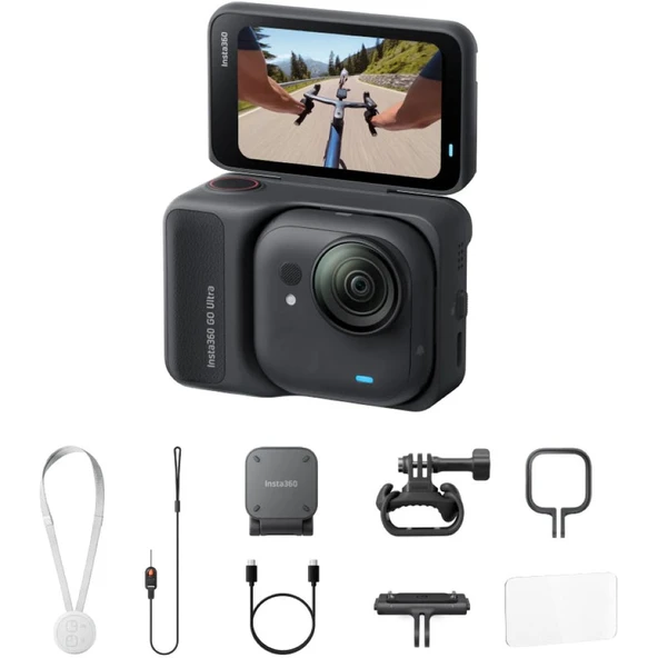 Insta360 Go Ultra Siyah Aksiyon Kamerası Premium Bisiklet Paketi – INST-CINSABEA-PCBDL-B ürün görseli 1