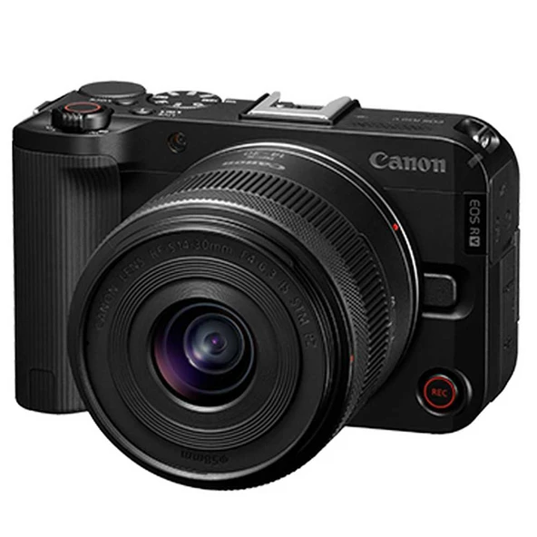 Canon EOS R50 4K / 24,2MP APS-C Aynasız Dijital Fotoğraf Makinesi, RF-S 14-30mm F4-6.3 IS STM PZ Lensli -Siyah ürün görseli 1