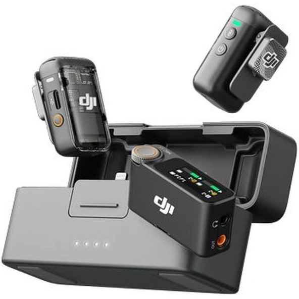 DJI Mic 2 Kablosuz Mikrofon Seti Siyah - Resim 2