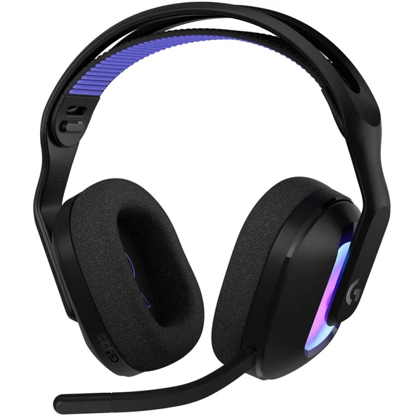 Logitech G522 Lightspeed Kablosuz Kulak Üstü Oyun Kulaklığı Siyah – 981-001544 ürün görseli 1