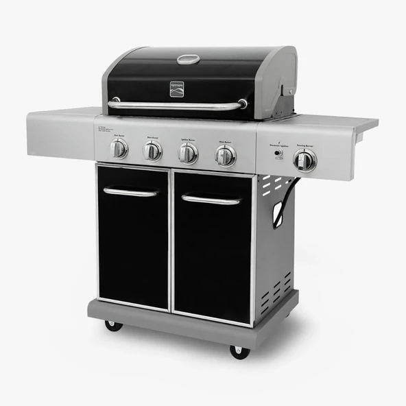 Kenmore Gazlı Barbekü 4 Ocaklı Siyah - Metal ürün görseli 1