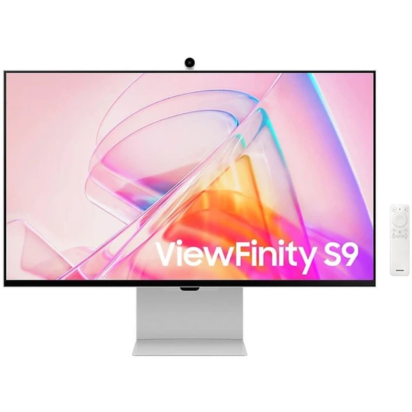 Samsung ViewFinity S9 Monitör 27″ Düz, 5K, IPS Panel, Thunderbolt 4, DisplayPort, 90 W Şarj, 40 Gbps, Ergonomik, 60 Hz (LS27C902PAMXUE) ürün görseli 1