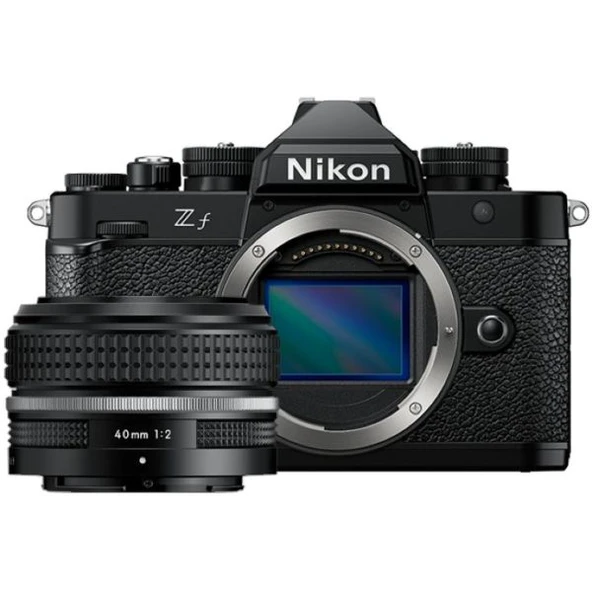 Nikon Zf Aynasız Fotoğraf Makinesi Siyah + 40mm Lens Kiti ürün görseli 1
