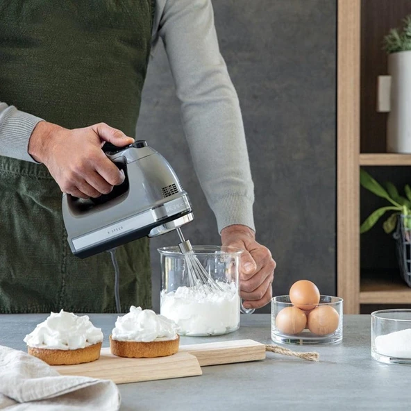 KitchenAid 9 Hızlı El Mikseri - Contour Silver - Resim 7