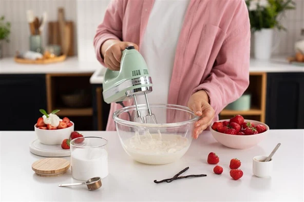 KitchenAid 9 Hızlı El Mikseri - Pistachio - Resim 8