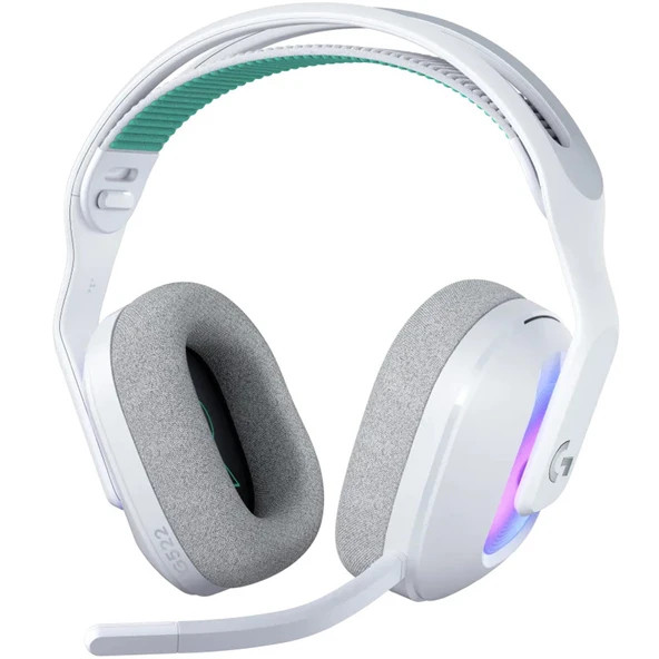 Logitech G522 Lightspeed Kablosuz Kulak Üstü Oyun Kulaklığı Beyaz – 981-001550 ürün görseli 1