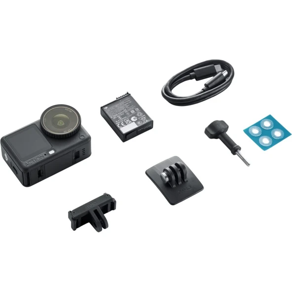 DJI Osmo Action6 Siyah Aksiyon Kamerası Standart Kombo – ZA600-C1 ürün görseli 1