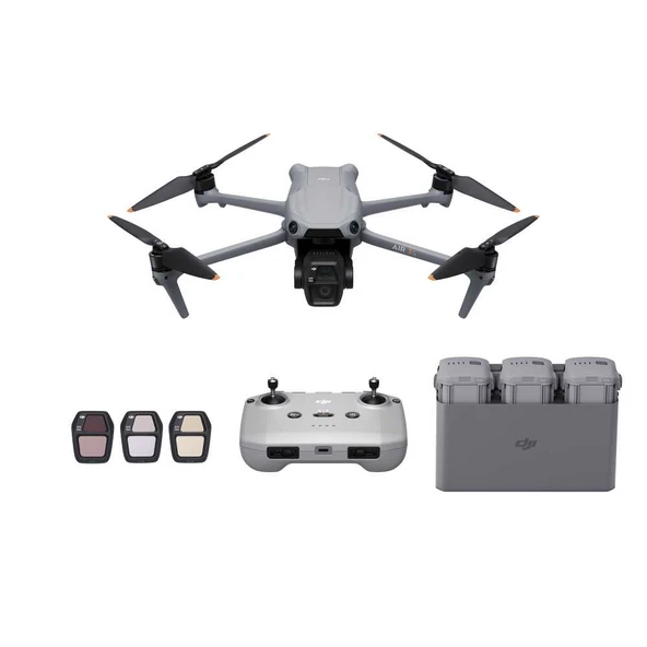 DJI Air 3S Fly More Combo (RC-N3) Gri Aksiyon Kamerası ürün görseli 1