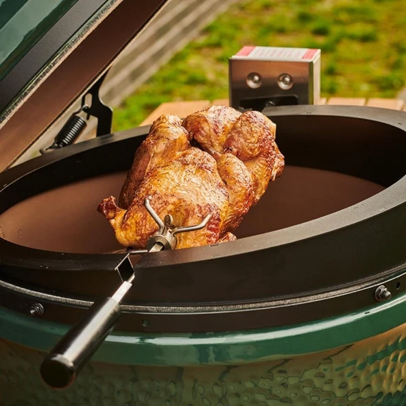 Big Green Egg Tavuk Çevirme Aparatı Large - Resim 4