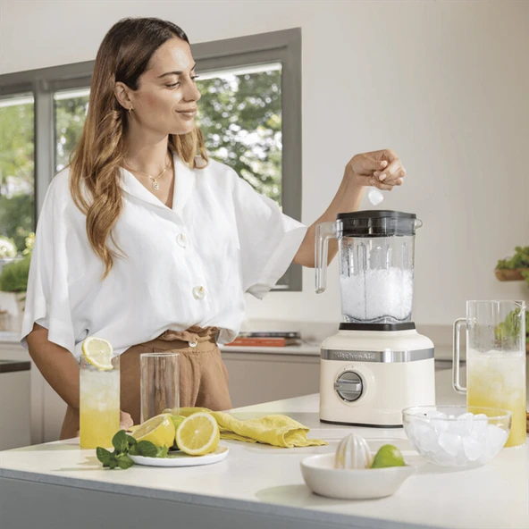 KitchenAid K150 Blender - Almond Cream - Resim 7