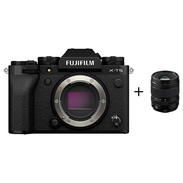 Fujifilm X-T5 Aynasız Fotoğraf Makinesi Siyah + 16-50mm F/2.8-4.8 Lens ürün görseli 1
