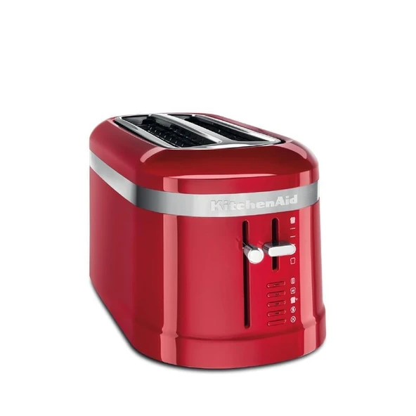 KitchenAid Design 4 Dilim, Uzun Yuvalı Ekmek Kızartma Makinesi - Empire Red ürün görseli 1