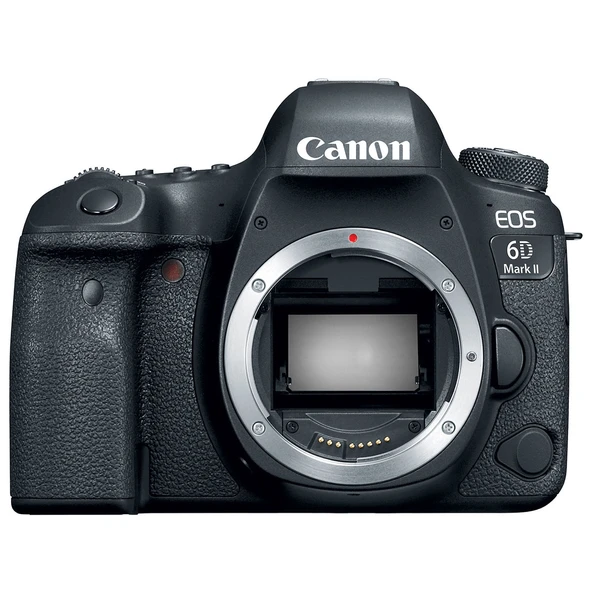 Canon EOS 6D Mark II DSLR Fotoğraf Makinesi Gövdesi Siyah ürün görseli 1