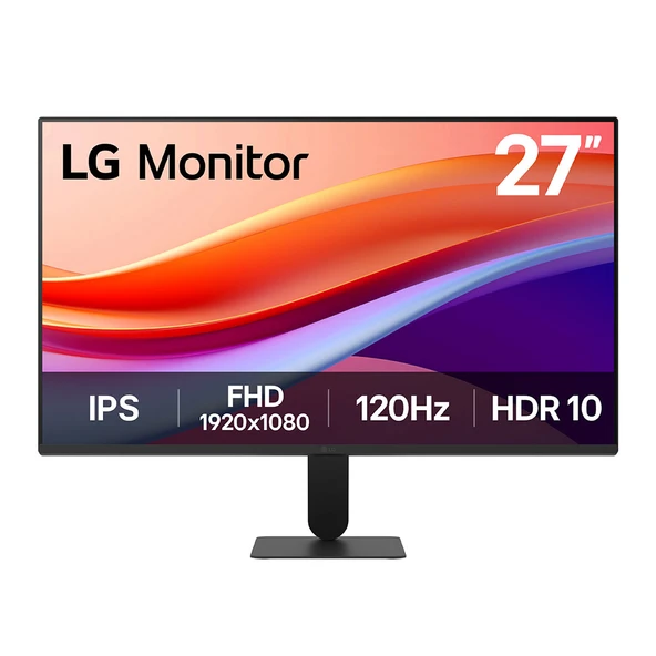 LG 27″ FHD Monitör, İnce Standlı, IPS Panel, 120 Hz – 27U411A-B ürün görseli 1