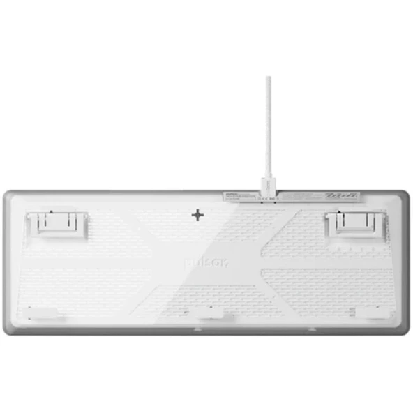 Pulsar PCMK 2 TKL Hall Effect Oyun Klavyesi Beyaz – PCMK2HE8O1W ürün görseli 1