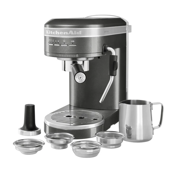 KitchenAid Artisan Proline Espresso Makinası - Medallion Silver - Resim 3