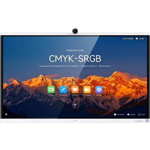 Huawei IdeaHub S2 İnteraktif Akıllı Tahta Monitörü 86″ Düz, 4K UHD, Dokunmatik Ekran, Kablosuz Projeksiyon, Video Konferans (IHS2-86SA) ürün görseli 1