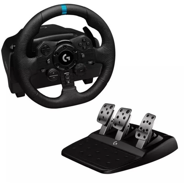 PS4 için Logitech G923 Yarış Direksiyonu Siyah Pedli ürün görseli 1