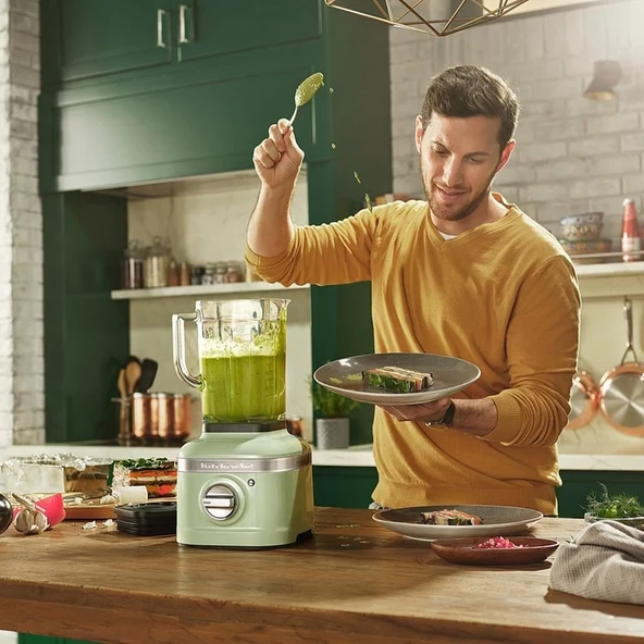 KitchenAid Artisan K400 Blender - Pistachio - Resim 7