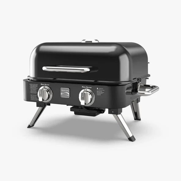 Kenmore Masa Üstü Gazlı Barbekü Siyah ürün görseli 1