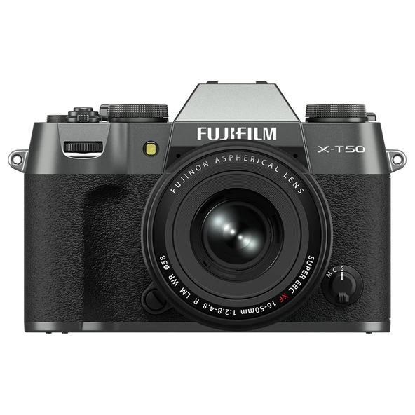 Fujifilm X-T50 Aynasız Dijital Fotoğraf Makinesi 16-50mm Lens Kitli Kömür Gümüş ürün görseli 1