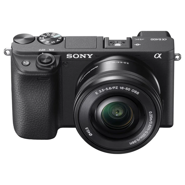 Sony Alpha A6400 APS-C Aynasız Fotoğraf Makinesi Siyah – E 16-50mm f/3.5-5.6 OSS Lensli ILCE6400LB ürün görseli 1