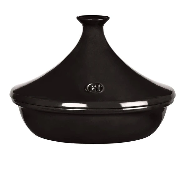 Emile Henry Ateşe Dayanıklı Tajin 32 Cm 5 L - Mavi Antrasit ürün görseli 1