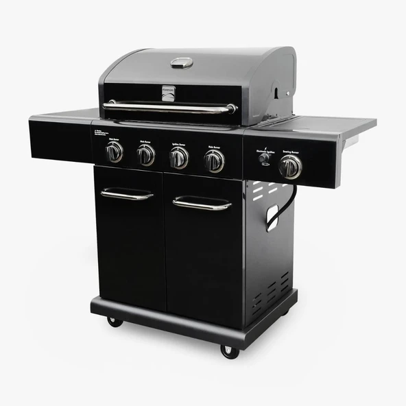 Kenmore Gazlı Barbekü 4 Ocaklı Siyah ürün görseli 1