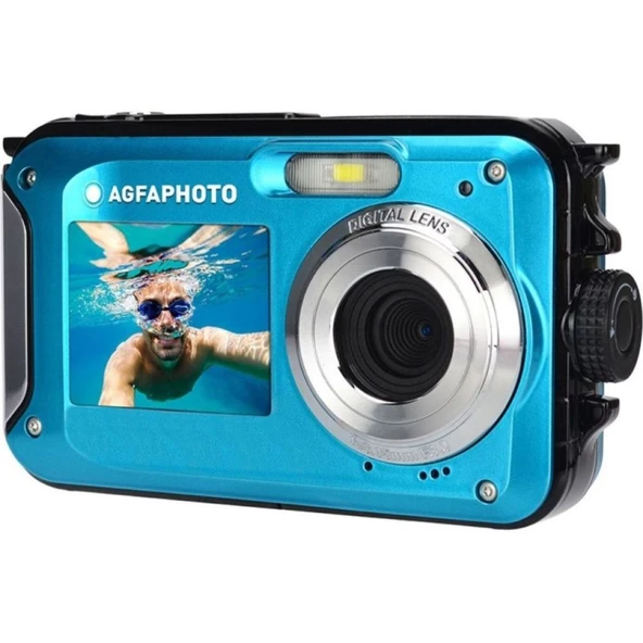 Agfa Realishot Su Geçirmez Kamera Mavi – WP8000BL ürün görseli 1